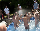 There is nothing  a nice summer ease splash, especially when the wading pool is manservant made and ghetto rigged as fuck gay group suck