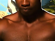"Hey there honcho, is that a dumbbell in your swimming trunks or are you  happy to see me" black on black gay fucking